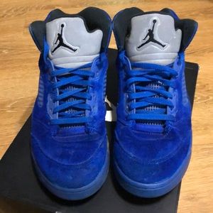 Jordan Blue Suede 5s